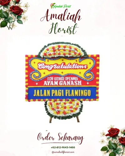 Bunga Papan Congratulation di Gandurejo